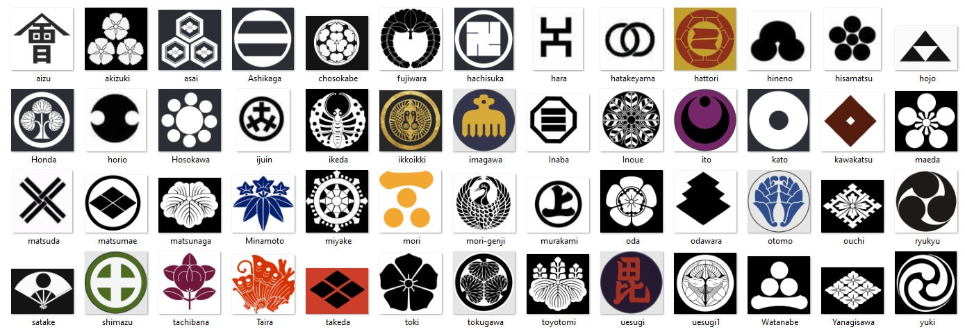 Samurai Clan Symbols