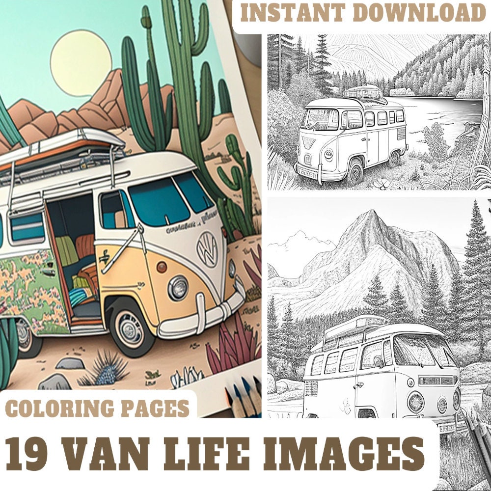 Vans Coloring Pages