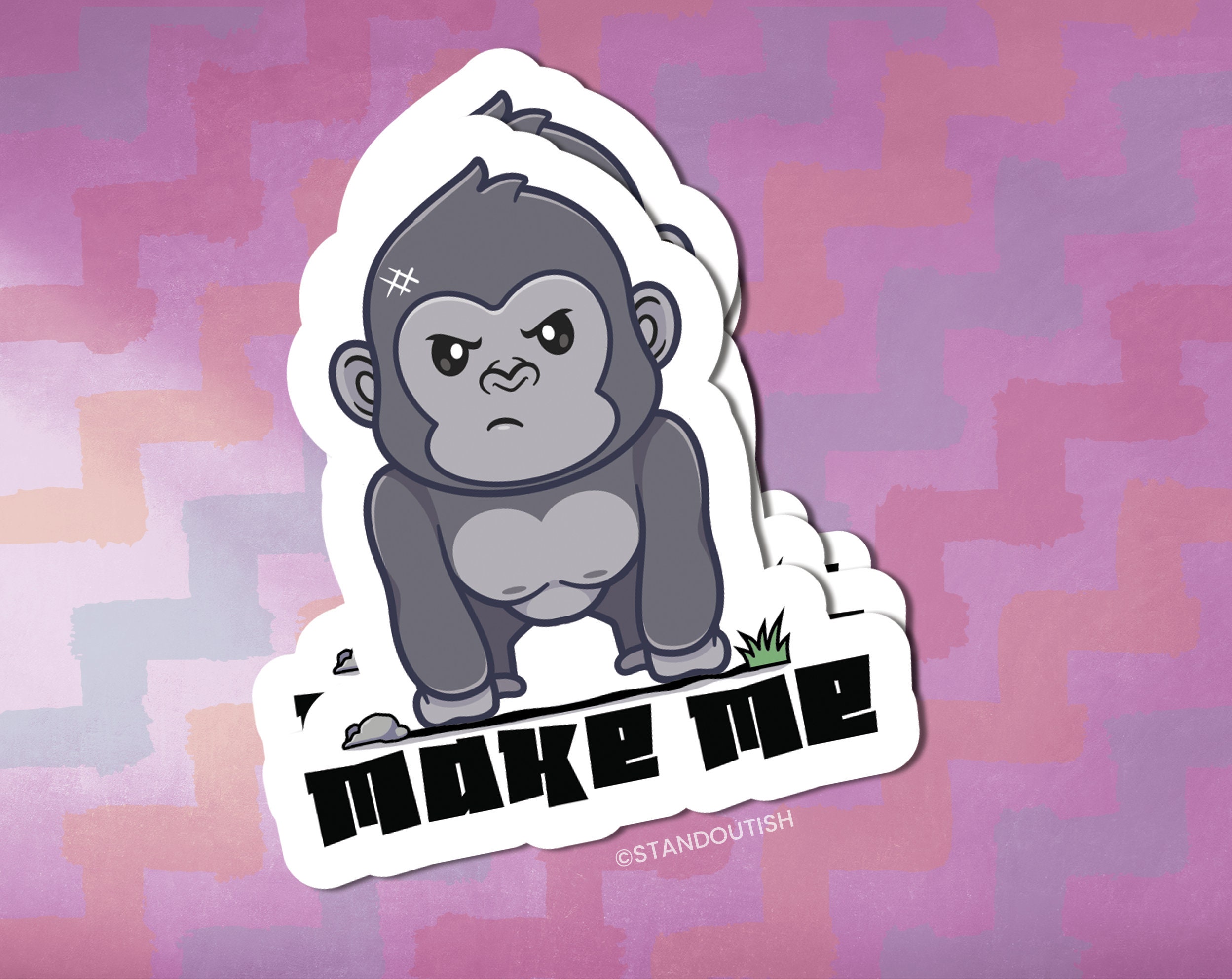 Gorilla tag Sticker by Ueti