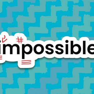 Sou possível revisar adesivo de afirmação positiva para professores, conselheiros e terapeutas, presentes para amor próprio e autoestima