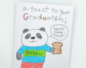 Happy Graduation card, Cute graduation card, Funny Grad card, Grad card for kids