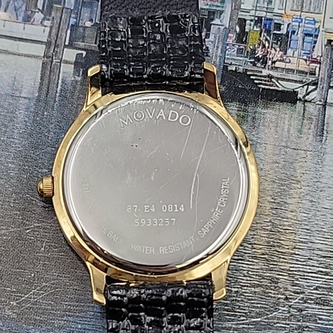 Ladies Movado Museum 87.E4.0814 Fits 6.75- 26mm,new Battery  display picture 2
