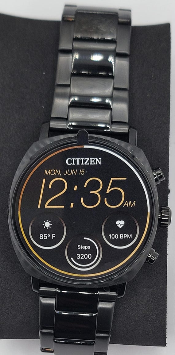 Citizen CZ Smart Watch Black MX1005-83X Black Stainless-steel Band