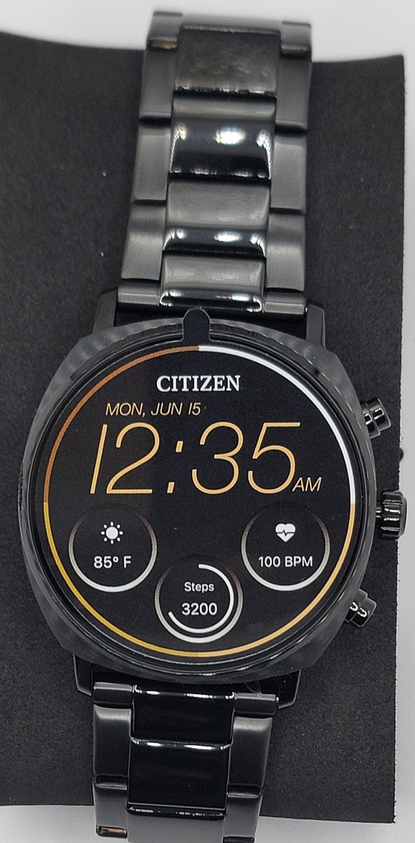 Citizen CZ Smart Watch Black MX1005-83X Black Stainless-steel Band