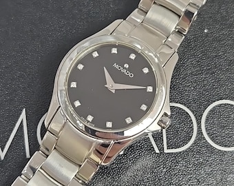 Movado ladies stainless steel watch. 81 e4 1849 Movado | Accessories | Movado Ladies Stainless Steel Watch 8  main image 3