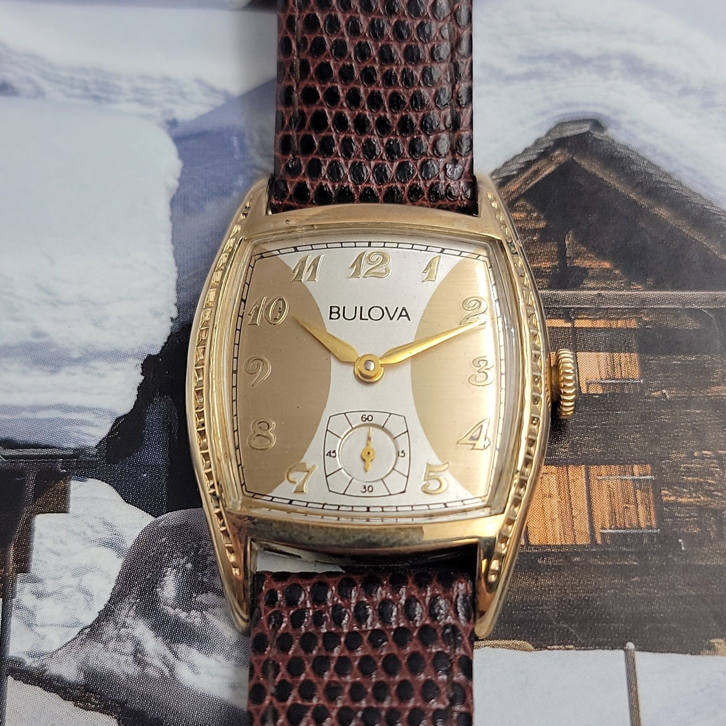 Vintage Men s Bulova L6 17 Jewel 10K GRP Excellent Condition Just Serviced New Leather Band and Crystal Installed Running Perfect 1 Year War Etsy
