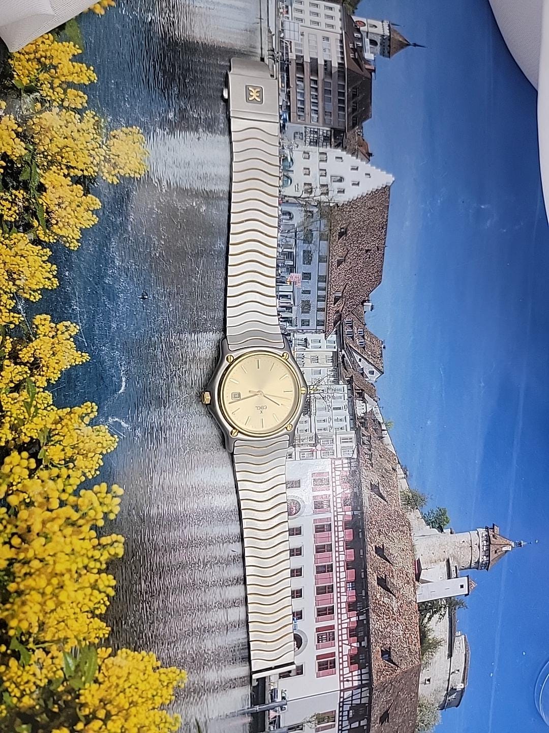 ユニセックス エベル スポーツ クラシック 新品電池式 18Kゴールド