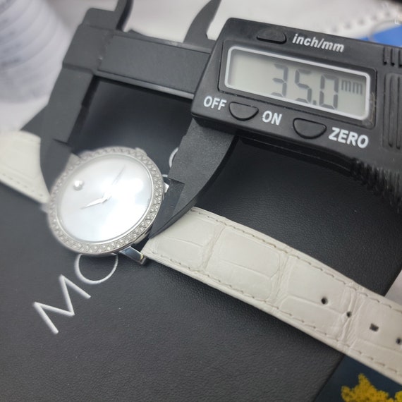 Unisex Movado 84 G2 1853 S Watch Diamond Bezel, M… - image 10