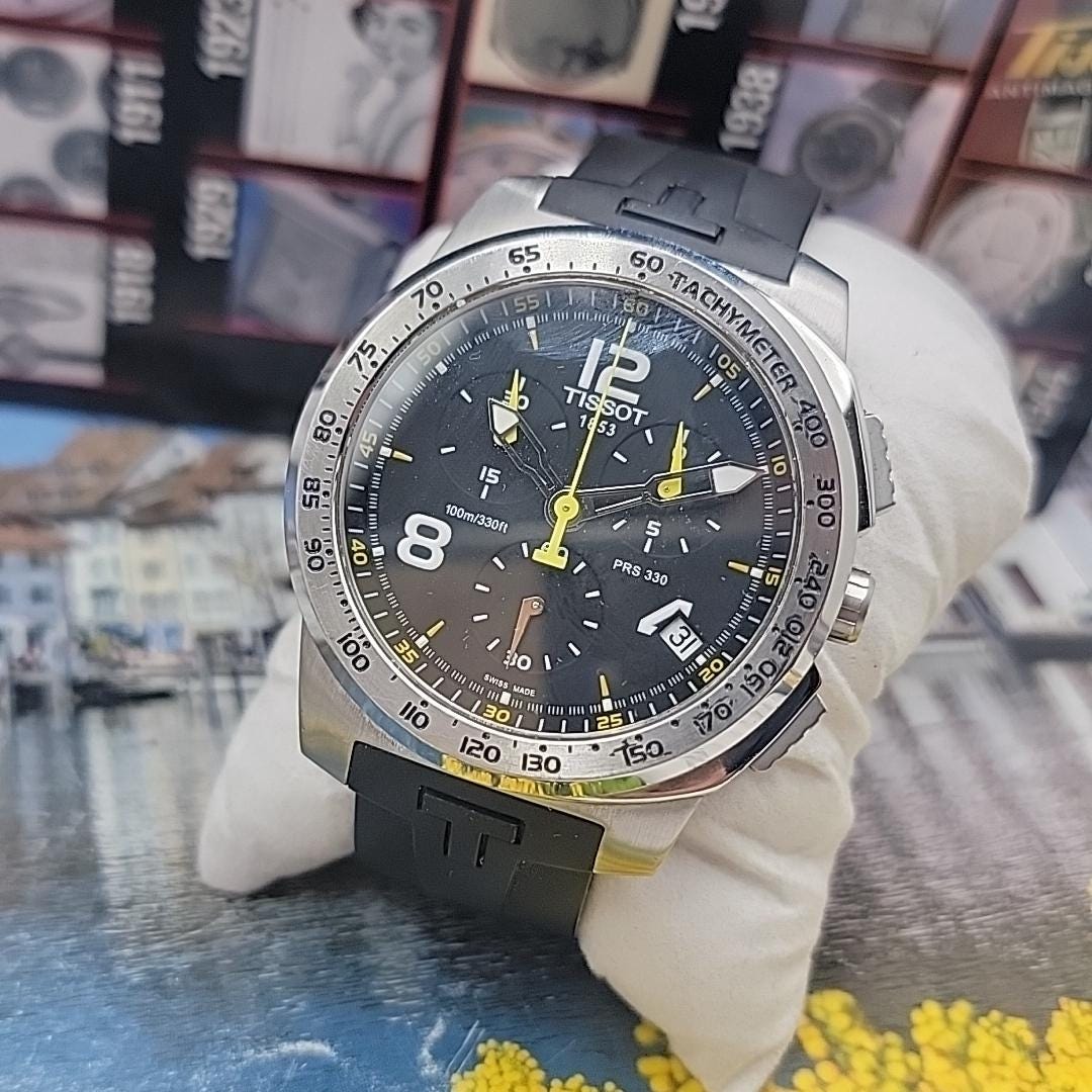 Tissot PRS 330 watch Prs330 Chrono Grey t076.417.11.067.00 - Tissot Prs330 wrist  main image 4