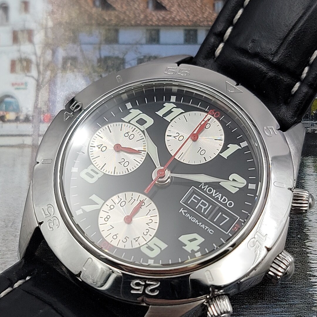Montre Movado Kingmatic Surf 210 Automatique - Modèle 1972, Occasion, Style Sport Vintage