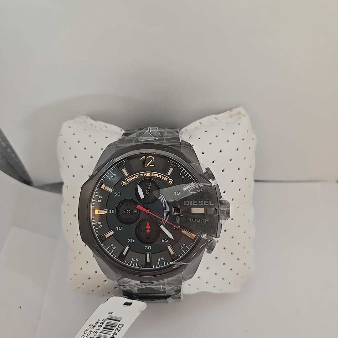 ディーゼル メンズ腕時計 メガチーフ クロノグラフ ブロンズカラー