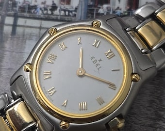 ユニセックス エベル スポーツ クラシック 新品電池式 18Kゴールド