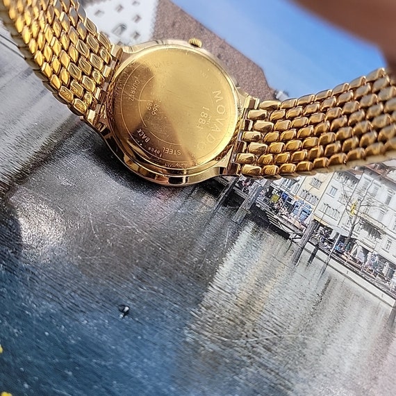 Vintage Citizen Movado Style Gold Tone Watch Movado 3600085 Women main image 4