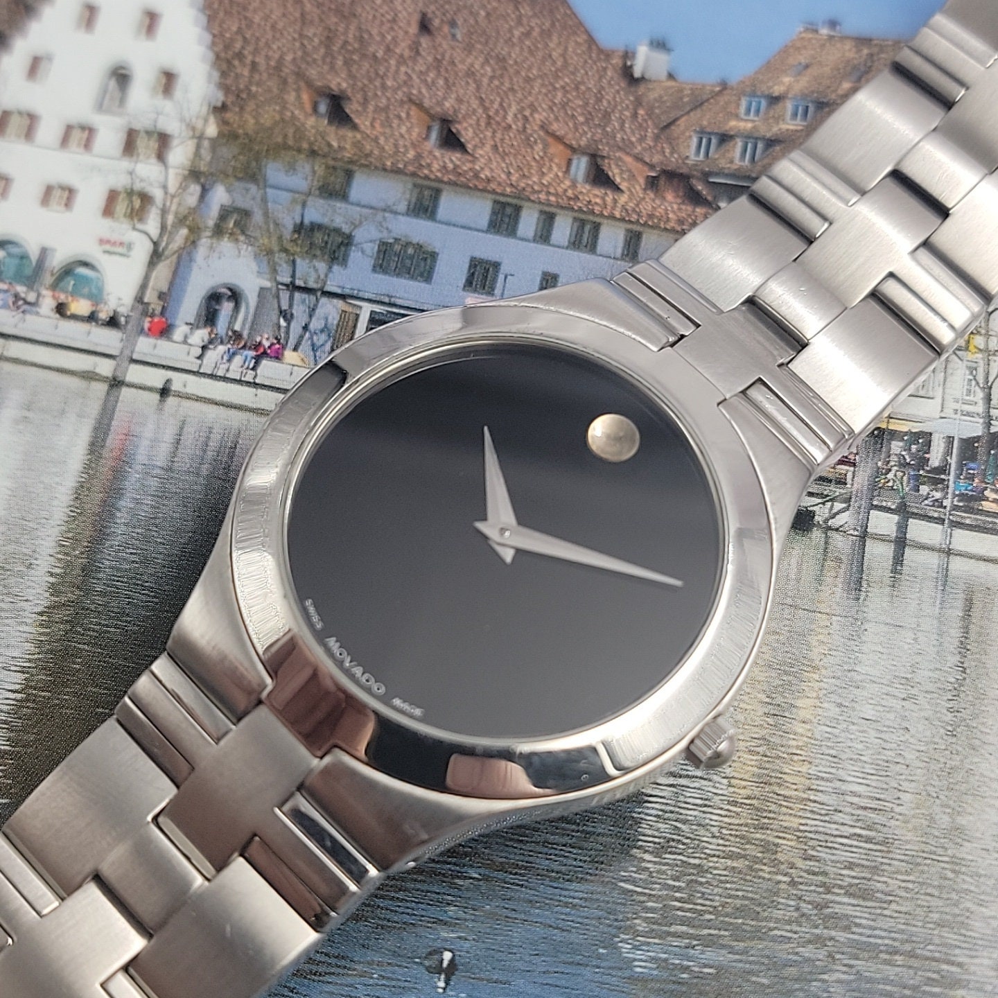 Mens Movado Juro 84.G2.1899 Excellent Running Condition 35mm Chic Etsy