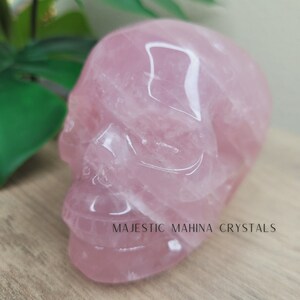 Rose Quartz Skull/ Rose Quartz/ High Quality Skulls/ Skull/ Pink Skulls/ Gifts for Him/ Gifts for Her/ Crystals for Self-Confidence/ 3.50 in
