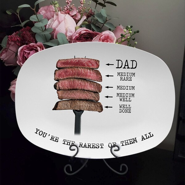 Grill Plate Father's Day Etsy