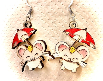 Rat Earrings