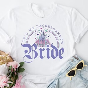 Disney Bride Shirt, Bride Squad Shirt, Disney Bridesmaid Shirts, Disney Bride To Be, Disney Bachelorette Party Shirts, Bridal Party Shirts