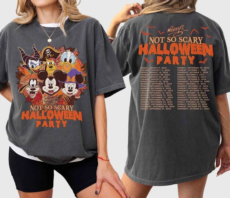 Mickey's Not so Scary Halloween Party 2024 Shirt, Disney Halloween