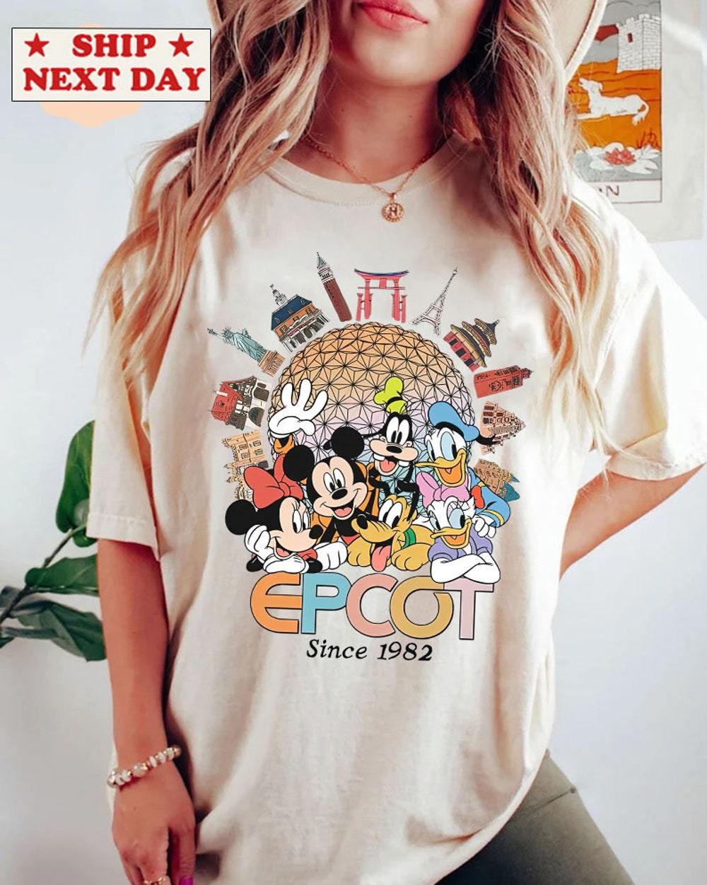 Disney Retro Shirt Vintage Epcot Shirt, Epcot Since 1982 Shirt, World Traveler Shirt, Mickey And Friends Shirt, Retro Dis-Neyland Shirts Disney Epcot Shirt