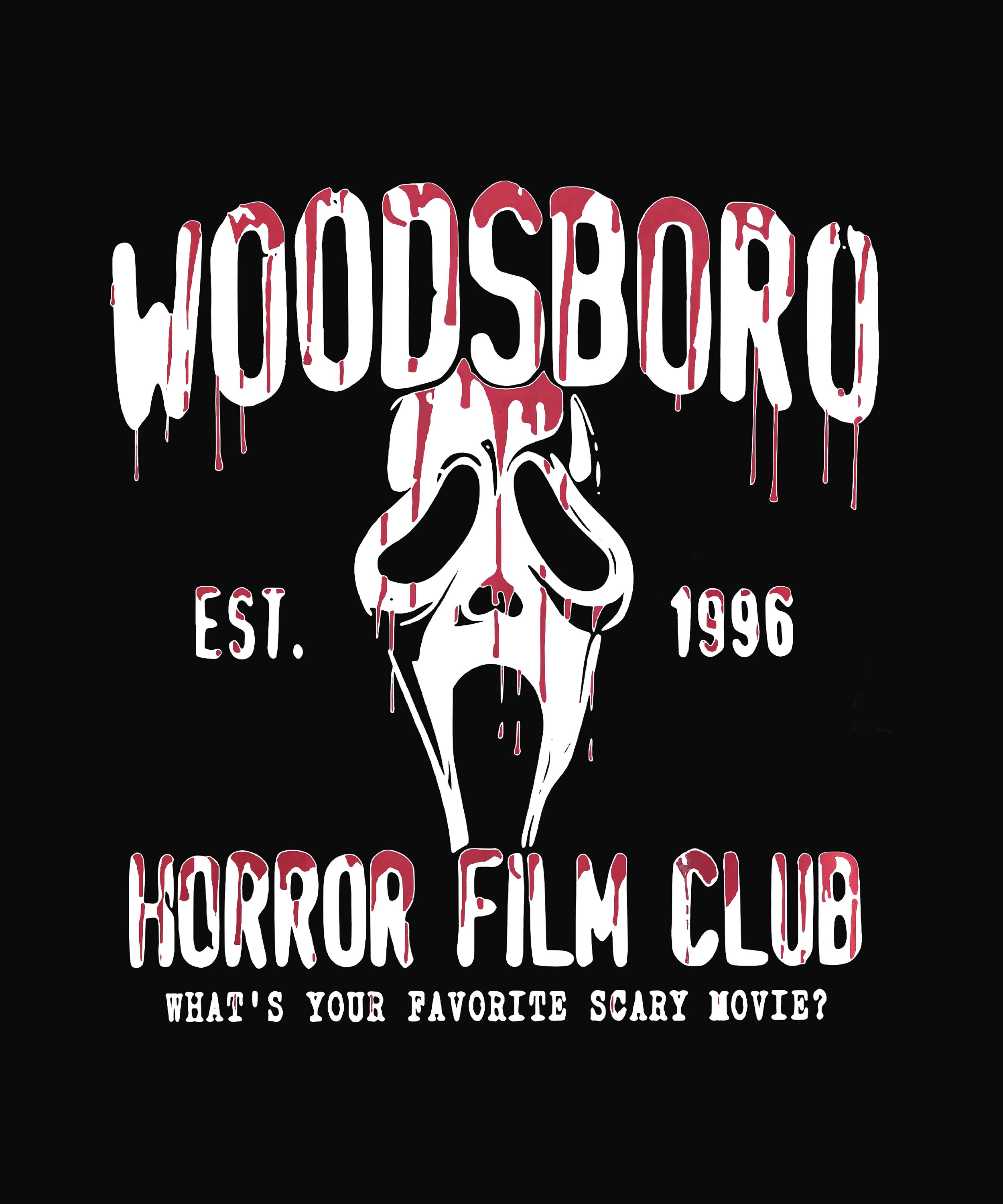 Woodsboro Horror Club Comfort Colors, Horror Film Club, Spooky Season