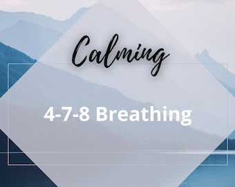 4-7-8 Breathing Exercise: Guided Audio for Stress Relief (Digital Download)