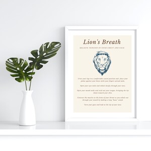 Mindful Breathing Exercise - Lion&#39;s Breath