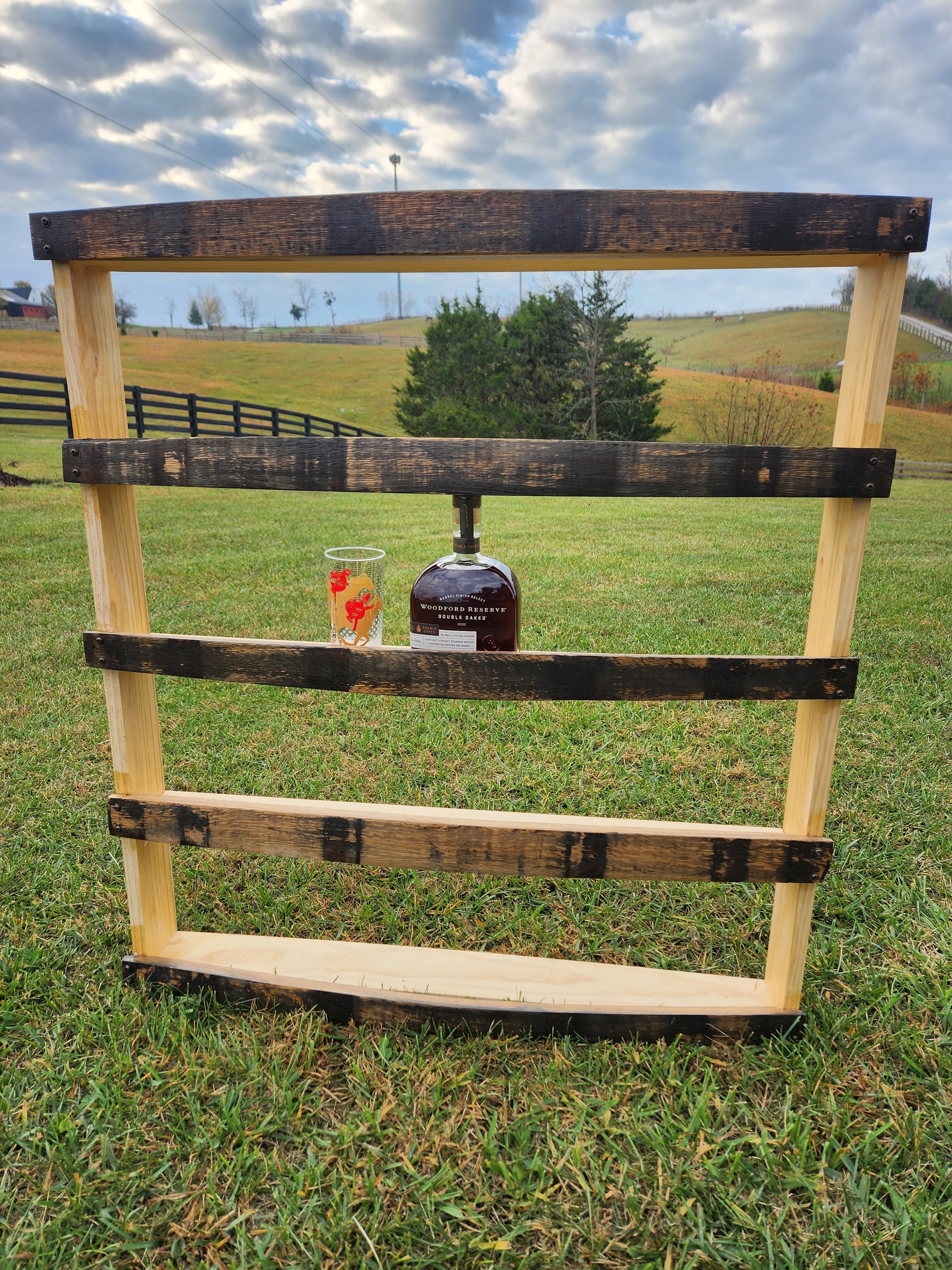 Bourbon Barrel Shelf Etsy