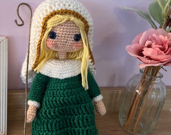 St Brigit of Sweden Amigurumi Doll