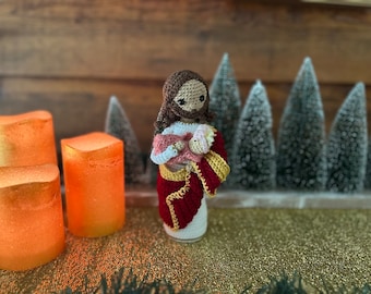 Jesus Holds the Children Amigurumi Doll