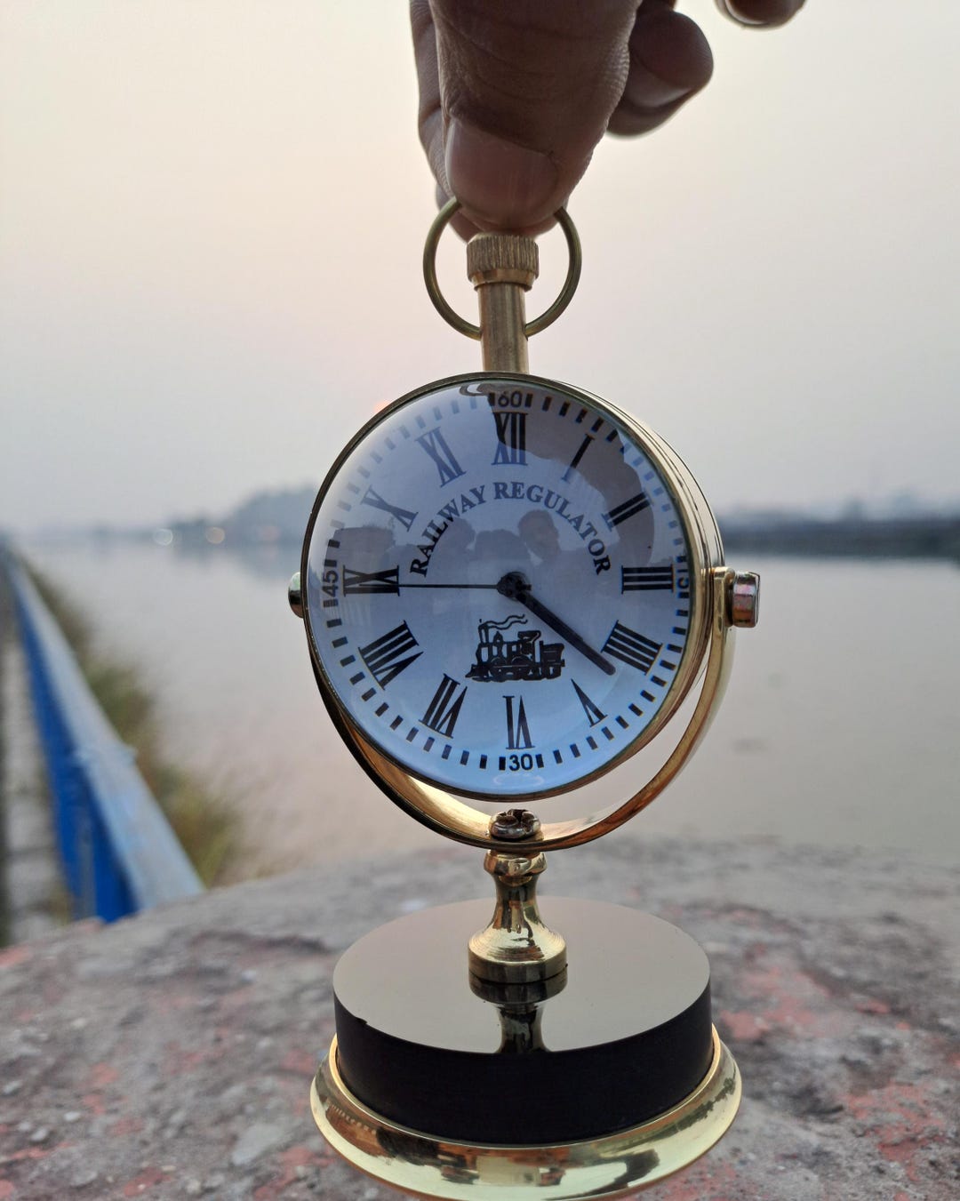 Keeratly Appealing Antique Brass Table Clock Office, Living Room ...