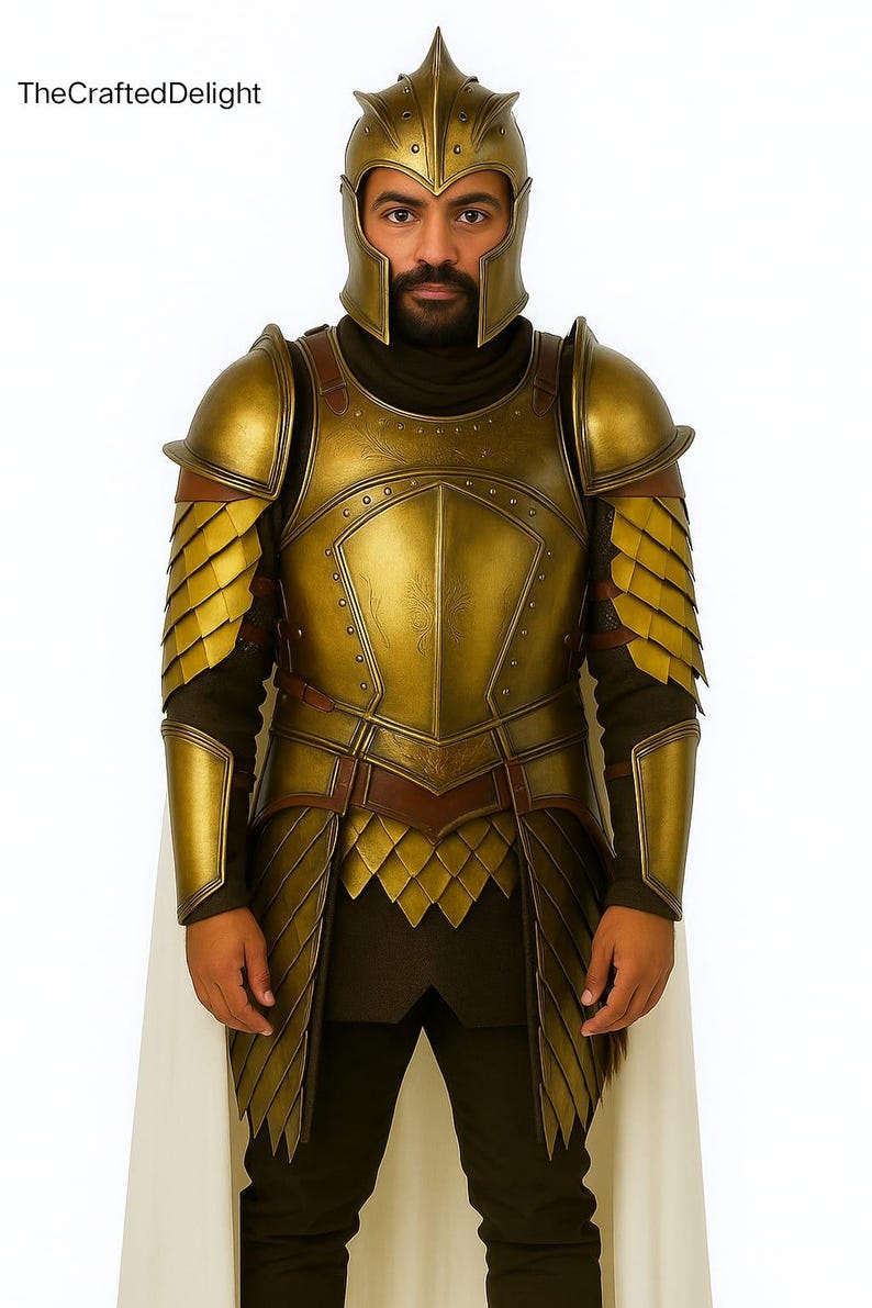 Handmade Medieval Knight Half Armor Suit: Kingsguard LARP Warrior - Etsy