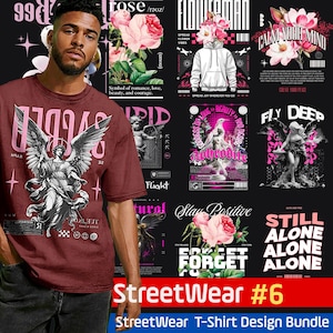 Streetwear Design Bundle #6 - 300DPI + Bonus
