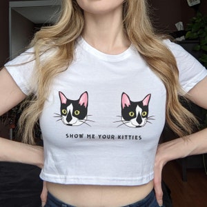 Kitty Crop Top - Etsy