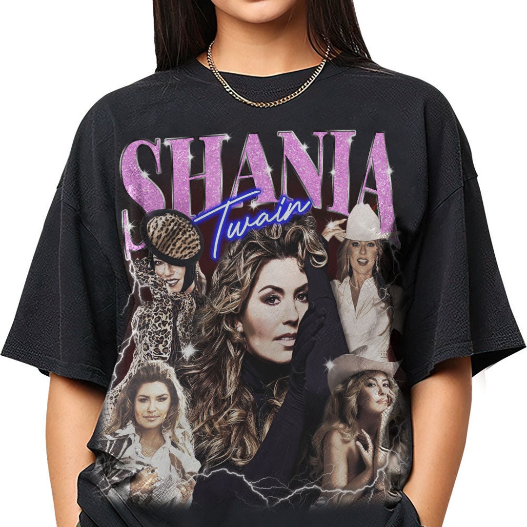 Shania Twain Merch T-shirt Classic Designs From Shania 01 to - Etsy