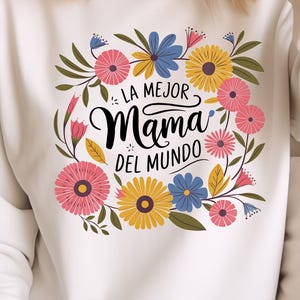 Spanish Mothers Day png, Retro Madre PNG sublimation, Floral Mama png design download, Mothers Day png, Mama sublimation png, Retro Mama Png