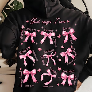 God says I am coquette png, coquette valentine png, Jesus valentine png, valentine png, retro valentine png, Christian Valentines Png,bible