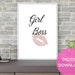 Girl Boss Wall Decor, Girl Boss Printable Wall Art, Boss Lady Printable ...