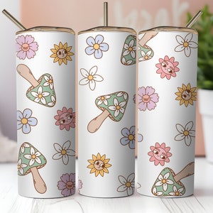 mushroom kids gifts skinny png,mushroom sublimation,Sublimation Design,Digital Download,PNG Instant DIGITAL only,Mushroom Tumbler Wrap
