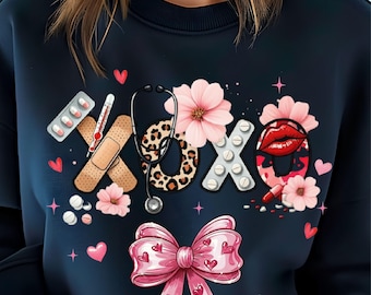 Valentine Nurse Png, Valentines Day Png, Valentine Coquette Bow Png, Cupids Favorite Nurse Png, Nurse Valentines Shirt Design,Gift for nurse