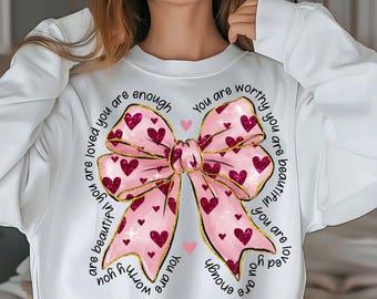 Valentine's day Glitter Heart Coquette bow Png,Retro Valentine Bow PNG Shirt Design,Valentine's Day Gift Png,Valentine Love Png,valentine's