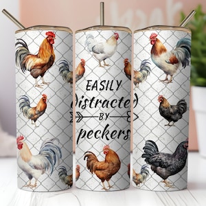 Funny Chicken,Chicken Tumbler,Chicken Lover,Tumbler Wrap PNG,Sublimation Design,Digital Download Only,Life Is Better With Chickens Wrap