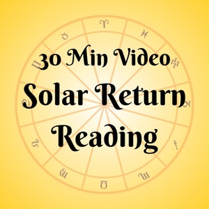 Lectura de Retorno Solar, Video Lectura de Carta de Retorno Solar, Lectura de Carta Natal, Análisis Astrológico, Video, Lectura del Zodíaco, Lectura de Tarot