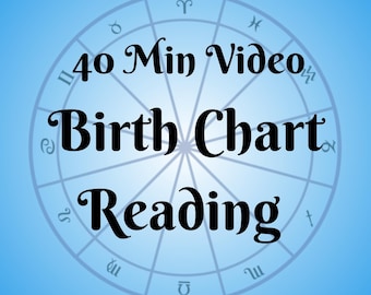 Video Birth Chart Reading, Birth Chart Reading, Astrological Analysis, Astrology Video, Zodiac Reading, Natal Reading, Birth Chart Analysis