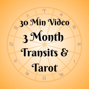 Pronóstico de astrología de 3 meses, Pronóstico de astrología, Lectura de astrología, Lectura de actualización, Lectura del zodíaco, Lectura de carta natal, Lectura de tarot