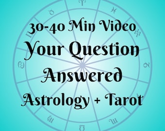 Su pregunta respondida, uso de astrología y tarot, lectura de astrología, lectura de tarot, lectura de carta natal, carta natal, lectura espiritual