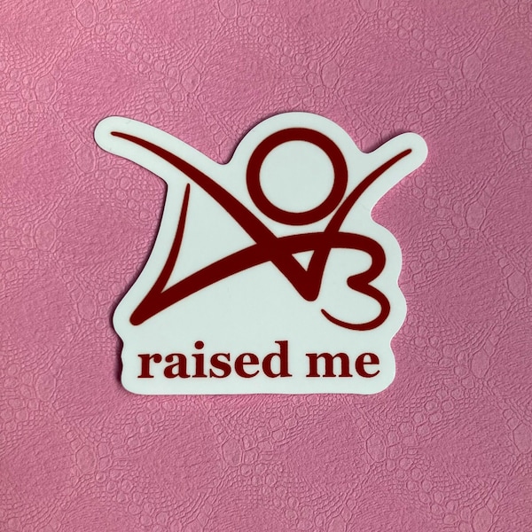 AO3 Raised Me Sticker | Archive Of Our Own | Fanfic Art Fanfiction Sticker A03