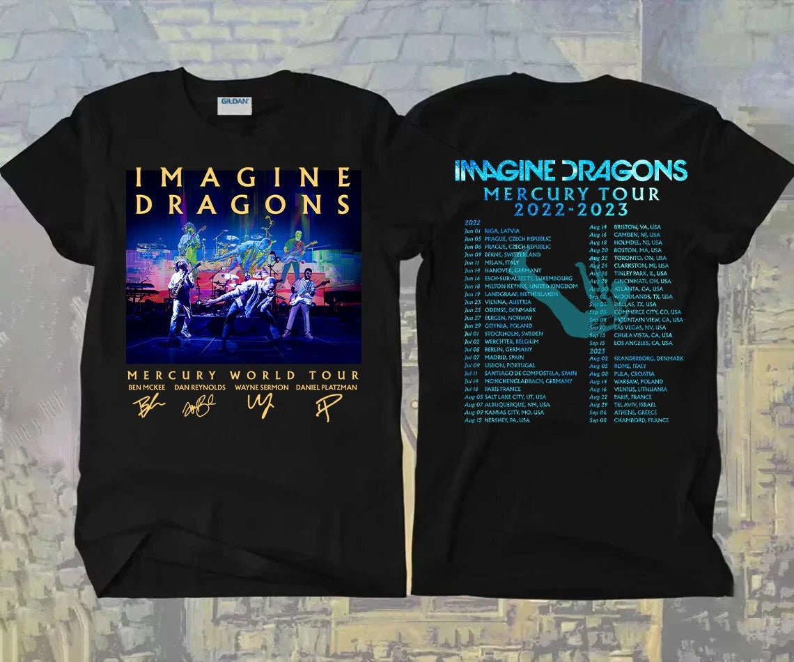 2023 TOUR Imagine Dragons Mercury Tour 2022 2023, Imagine Dragons Shirt