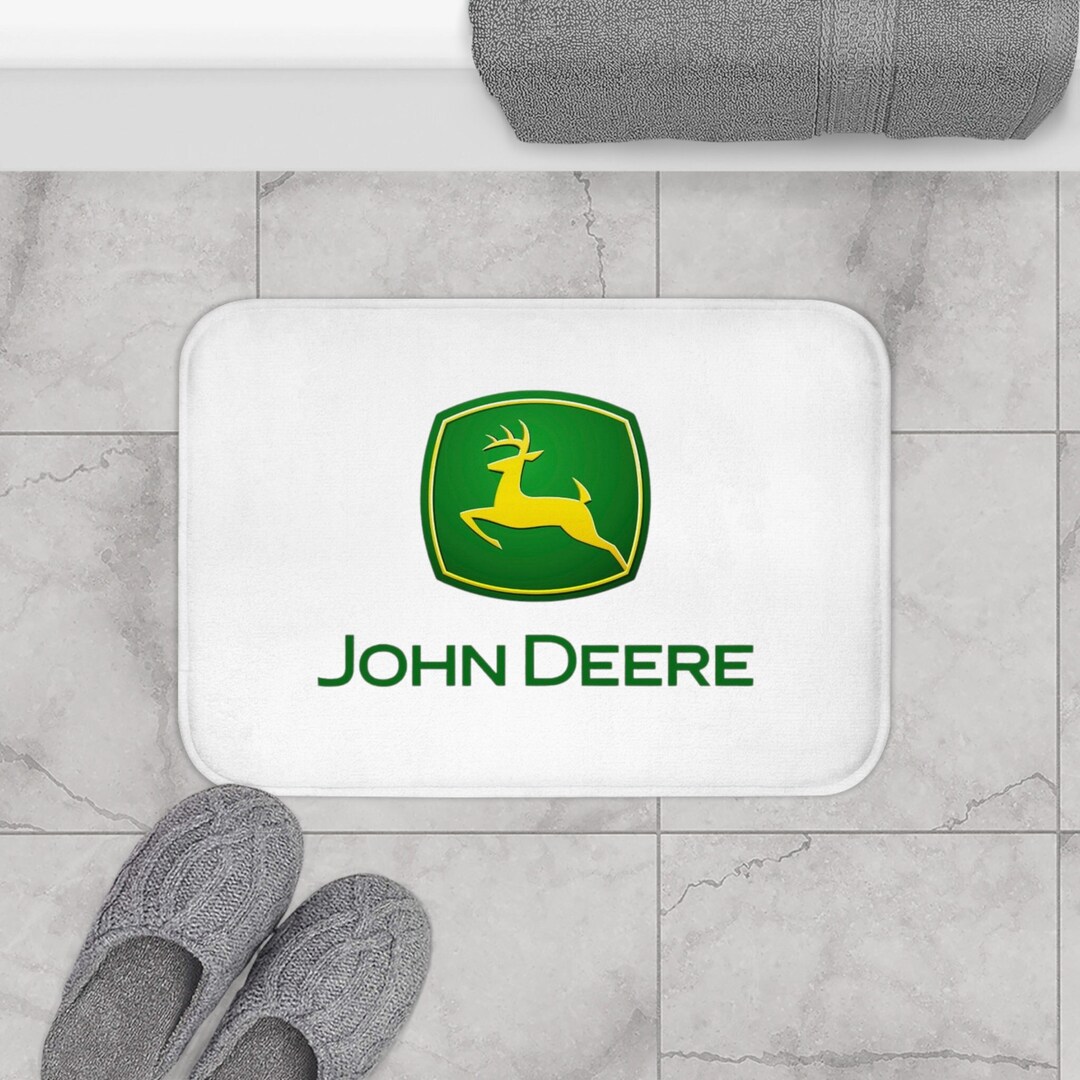 Premium John Deere Bath Mat Bathroom Gift Christmas Gift Etsy