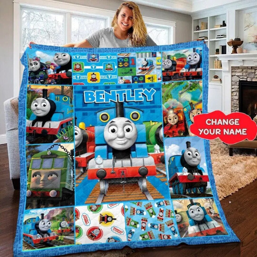 Thomas and Friends Quilt Blanket Personalized Thomas and Etsy